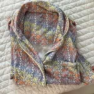 Roller Rabbit Hathi Rainbow Print Pajamas